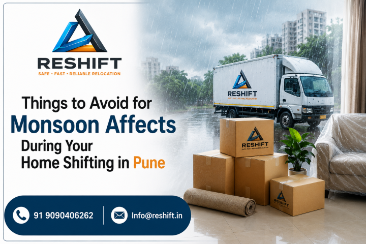 Things to Avoid for Monsoon Affects During Your Home Shifting in Pune