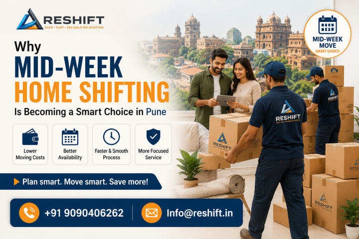 Why Mid-Week Home Shifting Is Becoming a Smart Choice in Pune